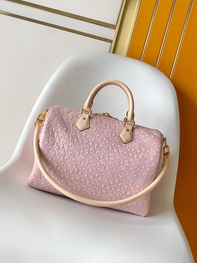 Louis vuitton original ostrich calfskin speedy soft 30 N87212 