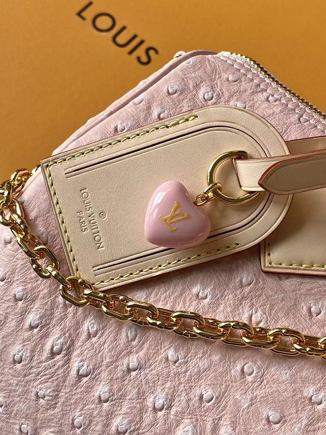 Louis vuitton original ostrich calfskin speedy soft 30 N87212 