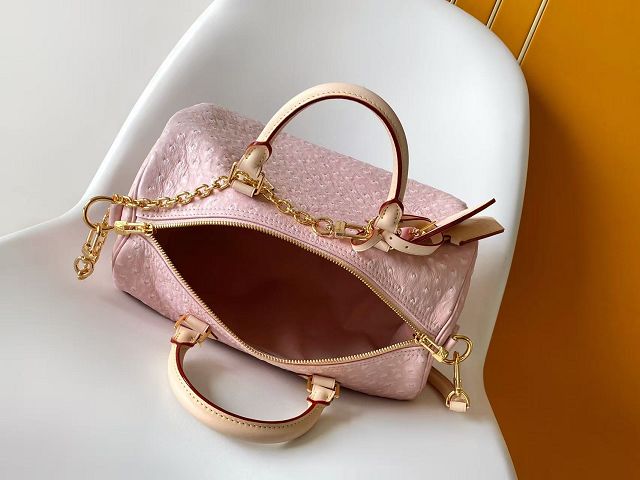 Louis vuitton original ostrich calfskin speedy soft 30 N87212 
