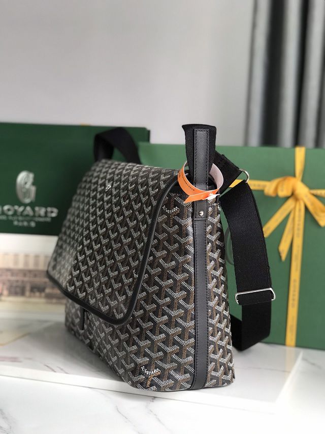 Goyard original canvas capetien MM messenger bag GY0133 black