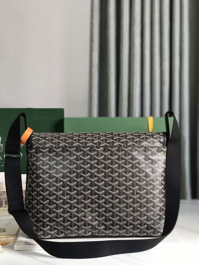 Goyard original canvas capetien MM messenger bag GY0133 black