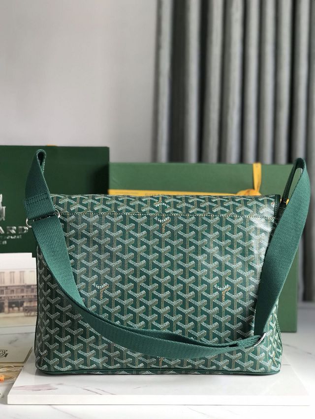 Goyard original canvas capetien MM messenger bag GY0133 green