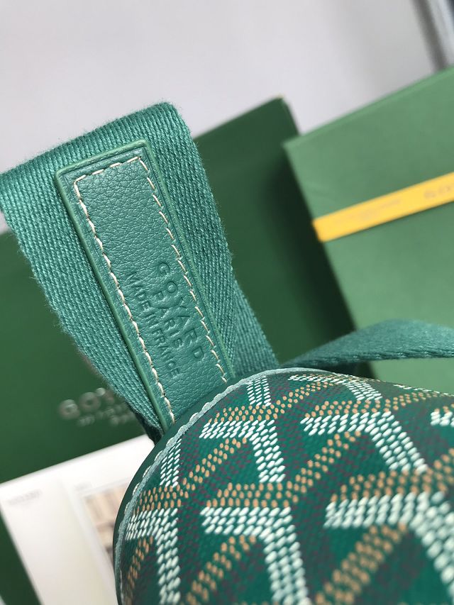 Goyard original canvas capetien MM messenger bag GY0133 green