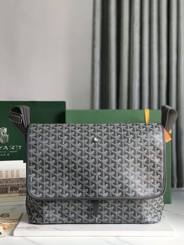 Goyard original canvas capetien MM messenger bag GY0133 grey