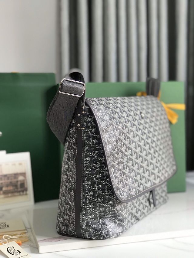 Goyard original canvas capetien MM messenger bag GY0133 grey