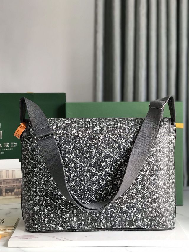 Goyard original canvas capetien MM messenger bag GY0133 grey