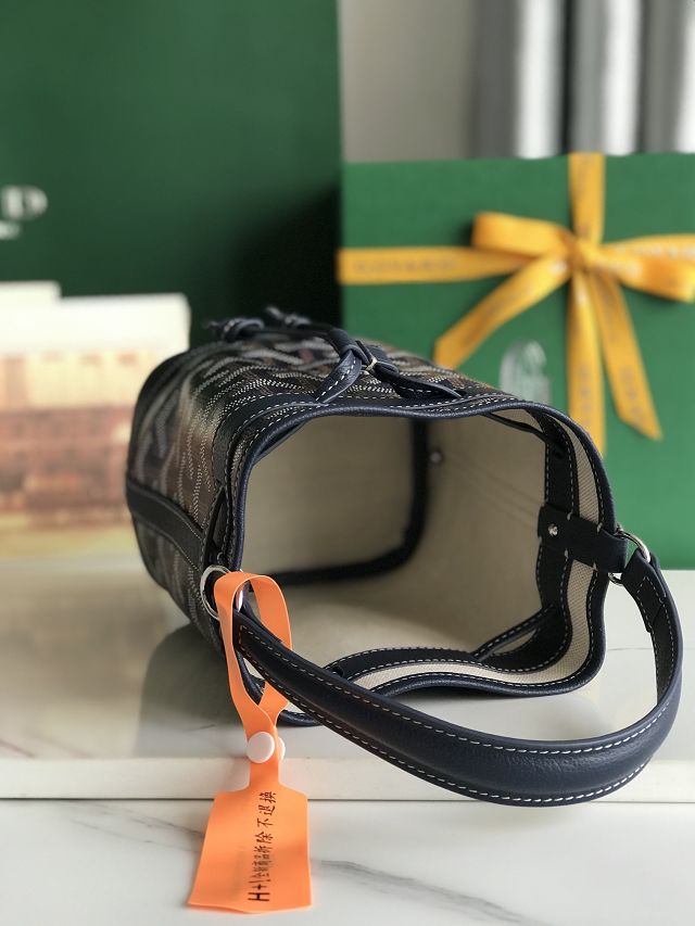 Goyard original canvas petit flot mini bucket bag GY0134 dark blue