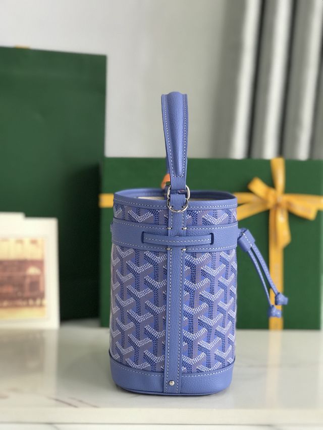 Goyard original canvas petit flot mini bucket bag GY0134 iris