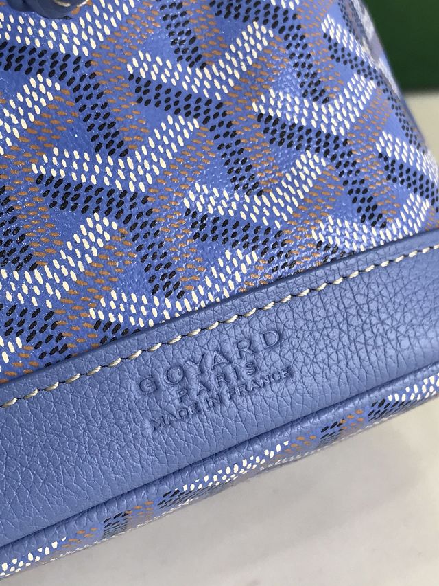 Goyard original canvas petit flot mini bucket bag GY0134 iris