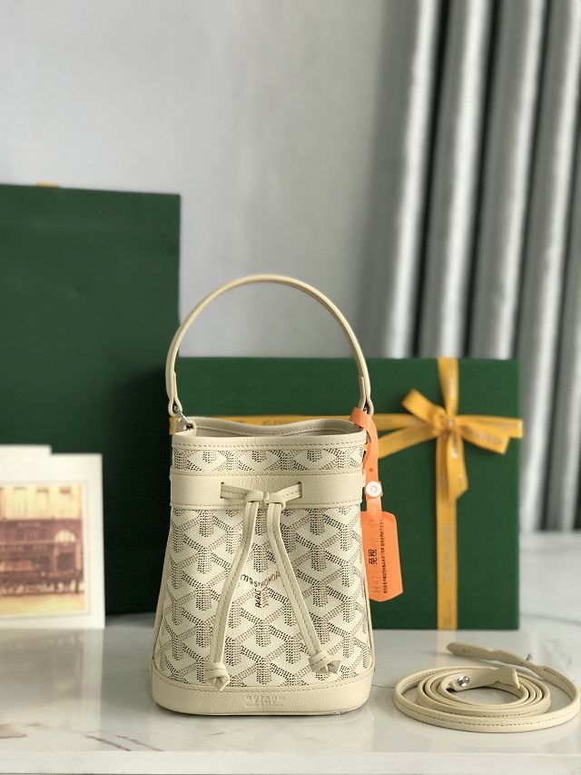 Goyard original canvas petit flot mini bucket bag GY0134 sand