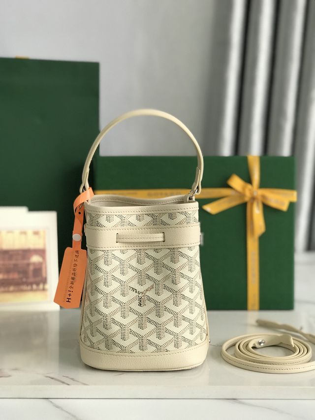 Goyard original canvas petit flot mini bucket bag GY0134 sand