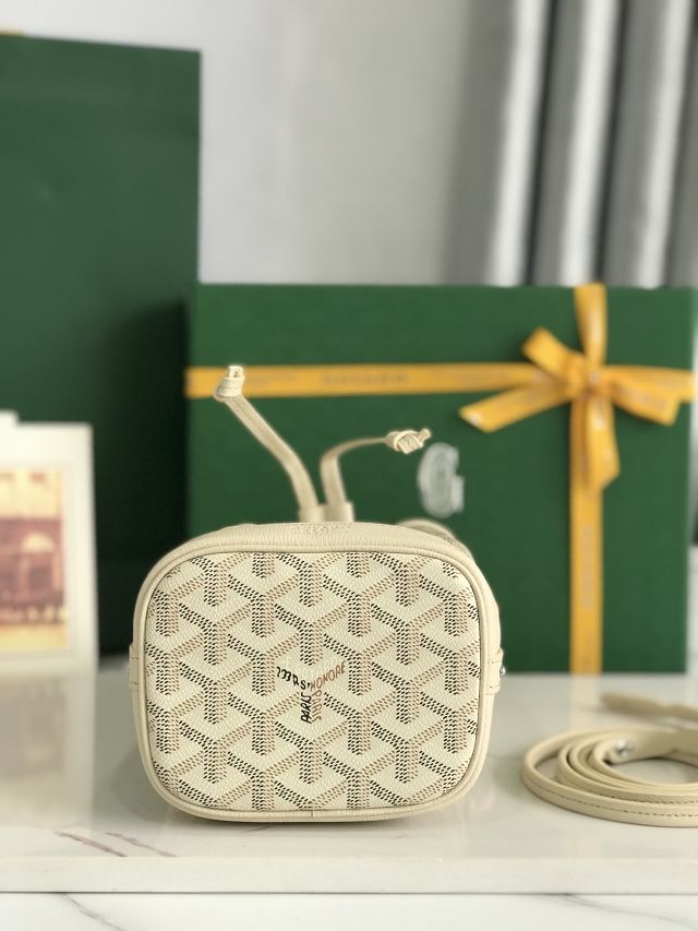 Goyard original canvas petit flot mini bucket bag GY0134 sand