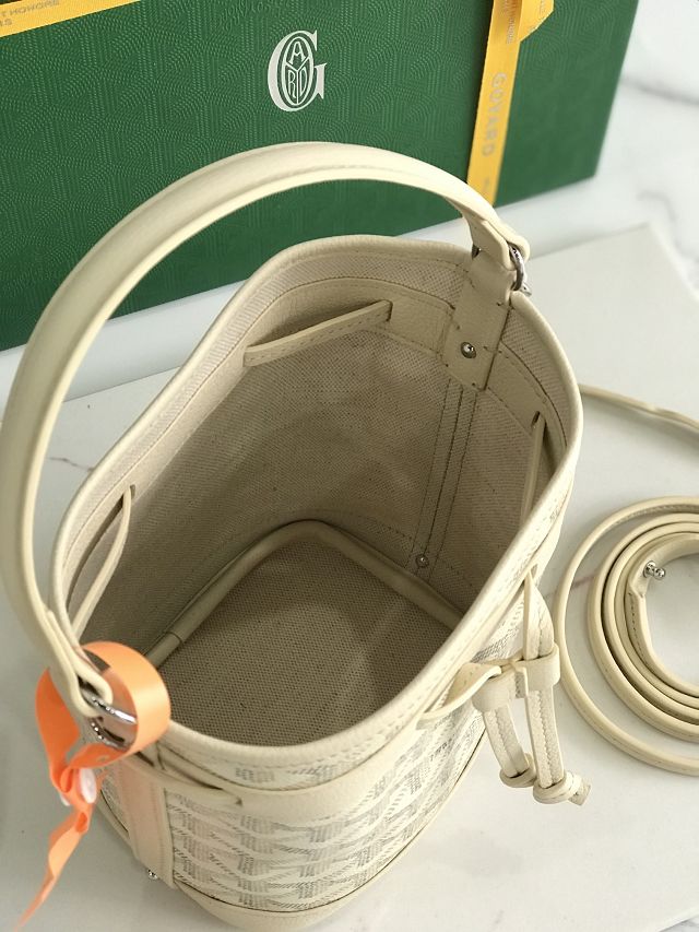 Goyard original canvas petit flot mini bucket bag GY0134 sand