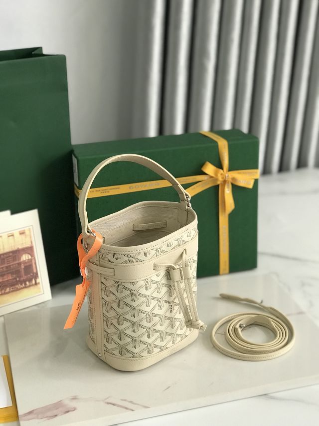 Goyard original canvas petit flot mini bucket bag GY0134 sand