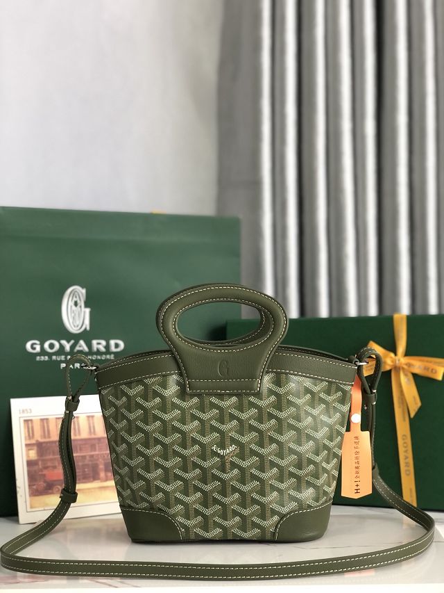 Goyard original canvas beluga mini bag GY0132 green