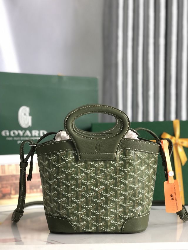 Goyard original canvas beluga mini bag GY0132 green