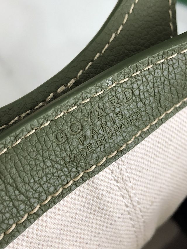 Goyard original canvas beluga mini bag GY0132 green