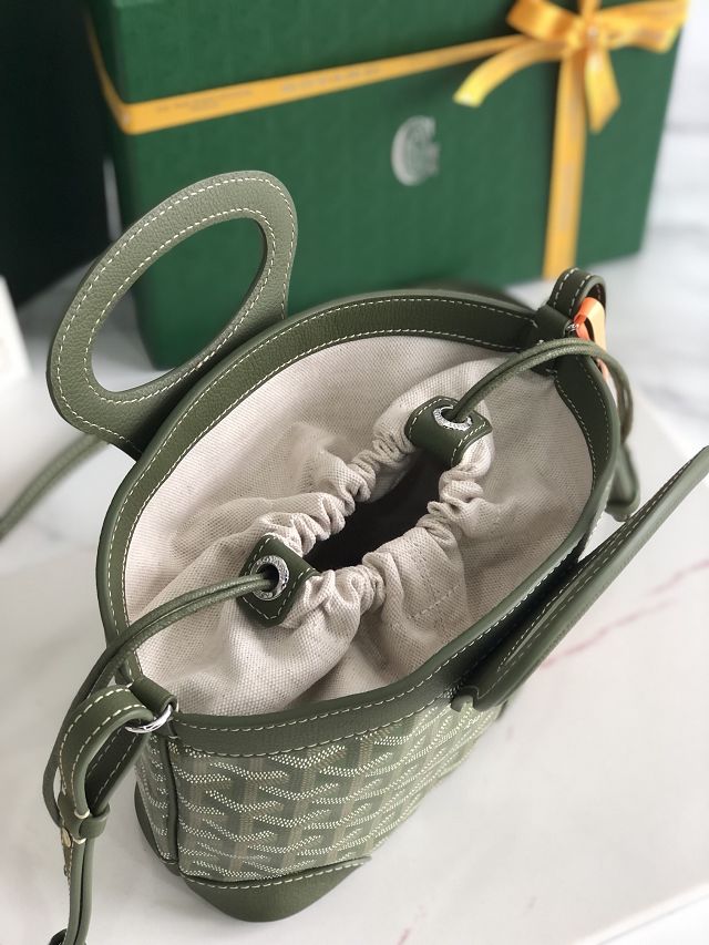 Goyard original canvas beluga mini bag GY0132 green