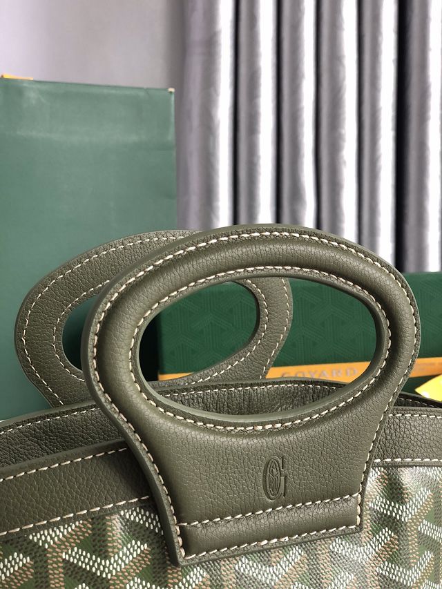 Goyard original canvas beluga mini bag GY0132 green