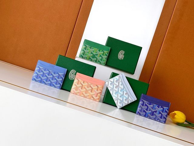 Goyard original canvas saint-sulpice card wallet GY0136