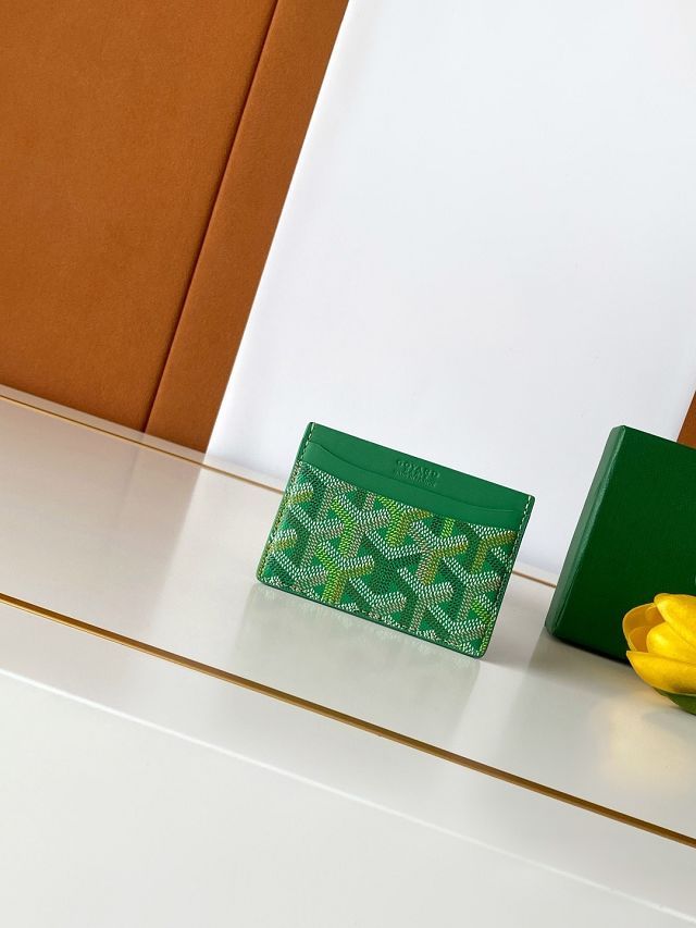 Goyard original canvas saint-sulpice card wallet GY0136