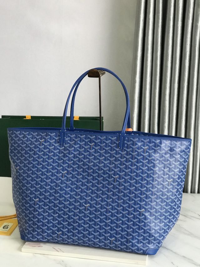 Goyard original canvas artois gm bag GY0129 blue