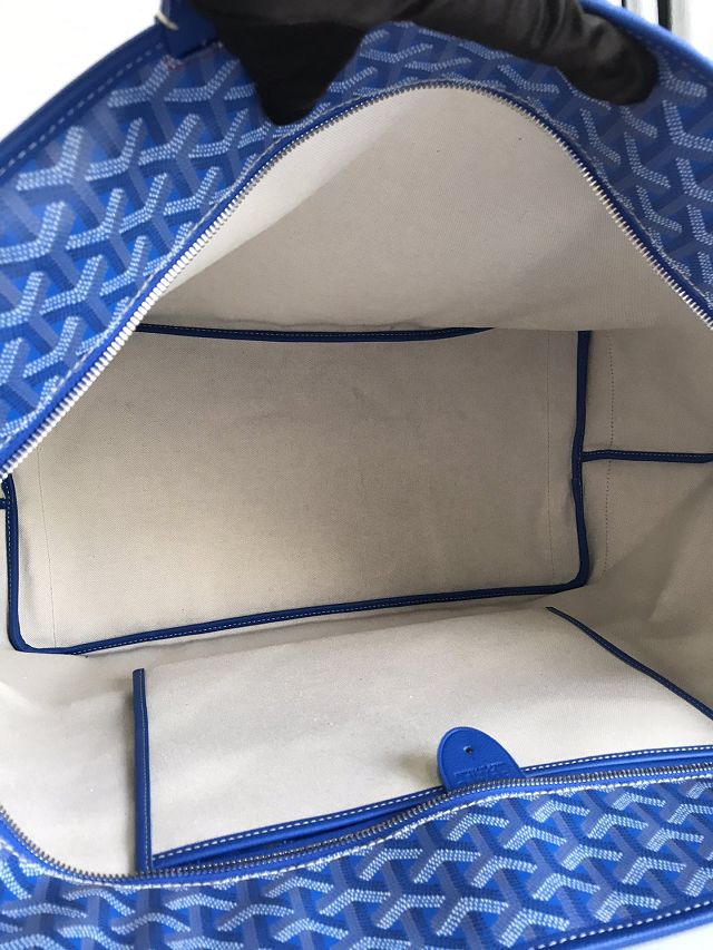 Goyard original canvas artois gm bag GY0129 blue