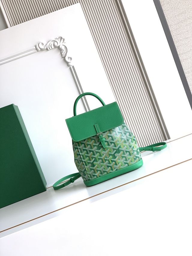 Goyard original canvas alpin mini backpack GY0118 meadow green