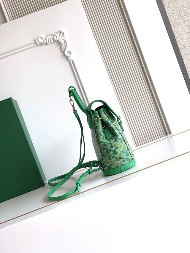 Goyard original canvas alpin mini backpack GY0118 meadow green
