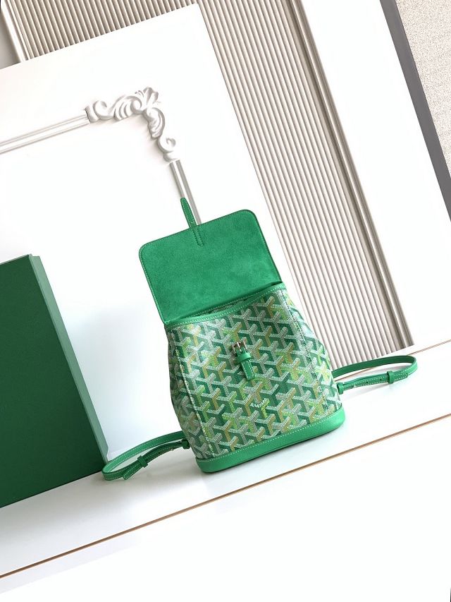 Goyard original canvas alpin mini backpack GY0118 meadow green