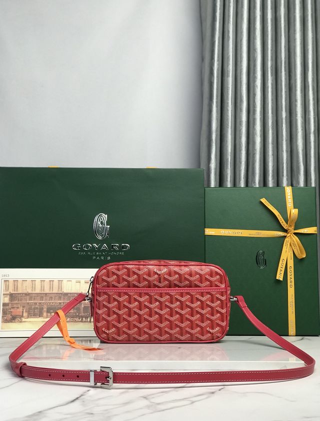 Goyard original canvas cap vert bag GY0015 fuchsia