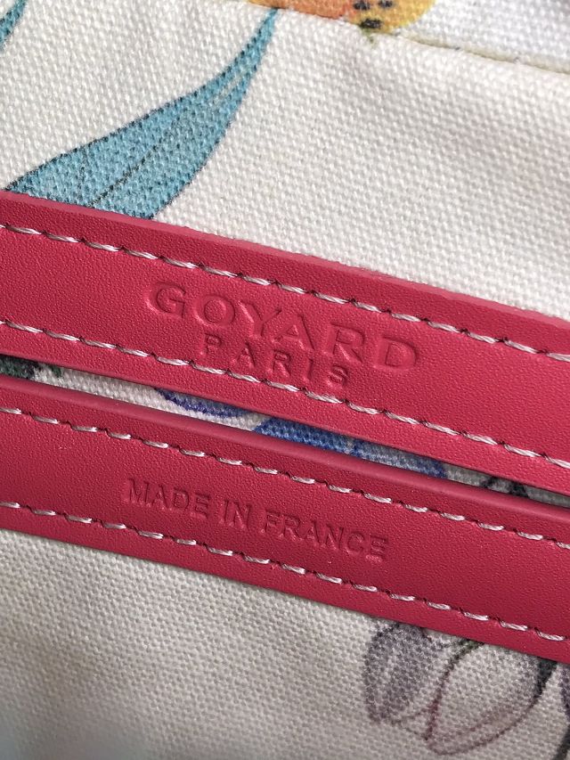 Goyard original canvas cap vert bag GY0015 fuchsia