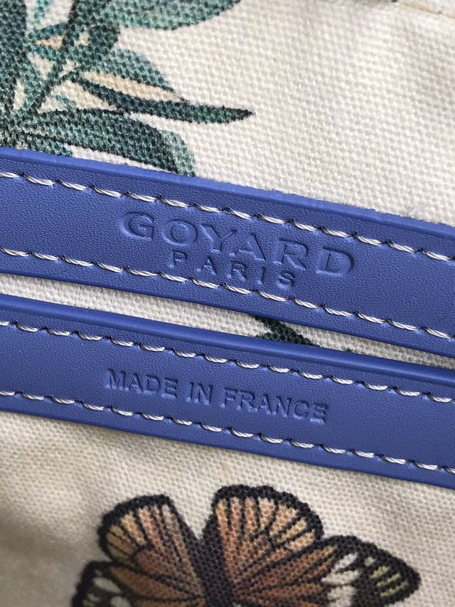 Goyard original canvas cap vert bag GY0015 iris