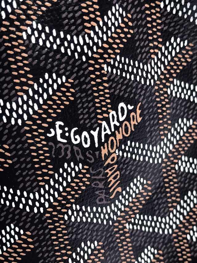 Goyard original canvas hobo boheme mini bag GY0143 black