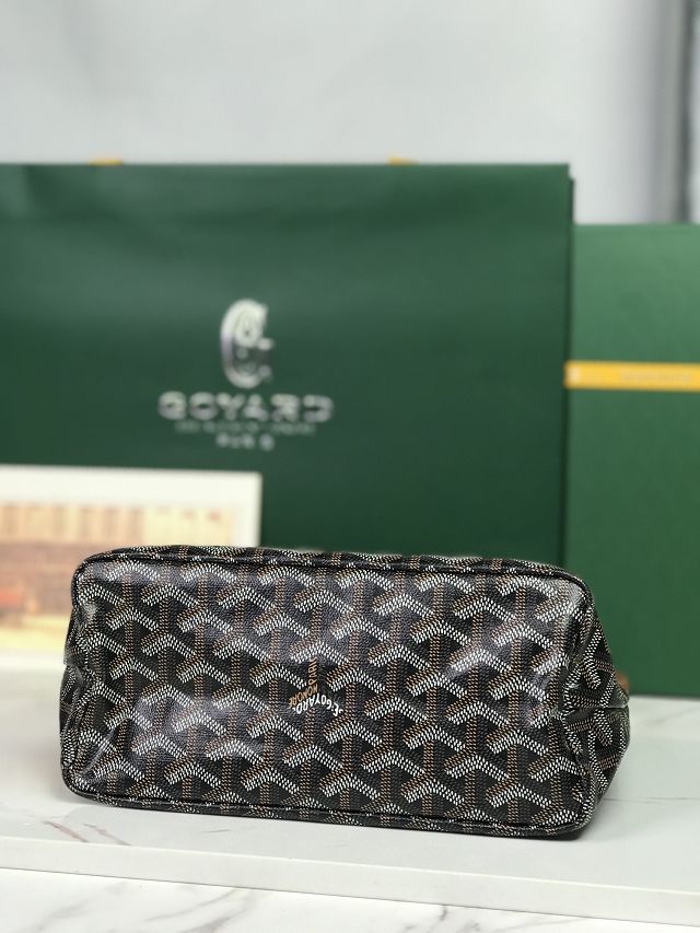 Goyard original canvas hobo boheme mini bag GY0143 black&brown