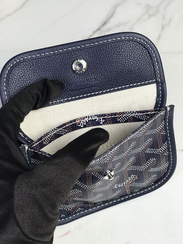 Goyard original canvas hobo boheme mini bag GY0143 dark blue