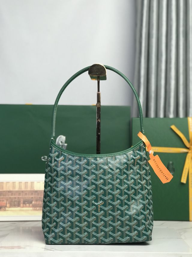 Goyard original canvas hobo boheme mini bag GY0143 green