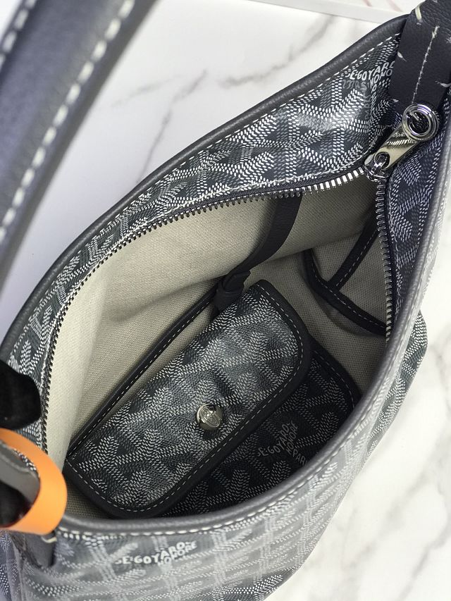 Goyard original canvas hobo boheme mini bag GY0143 grey