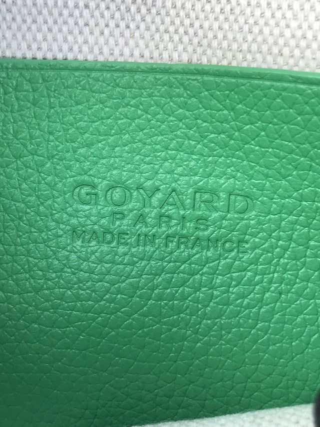 Goyard original canvas plumet pouch GY0010 meadow green