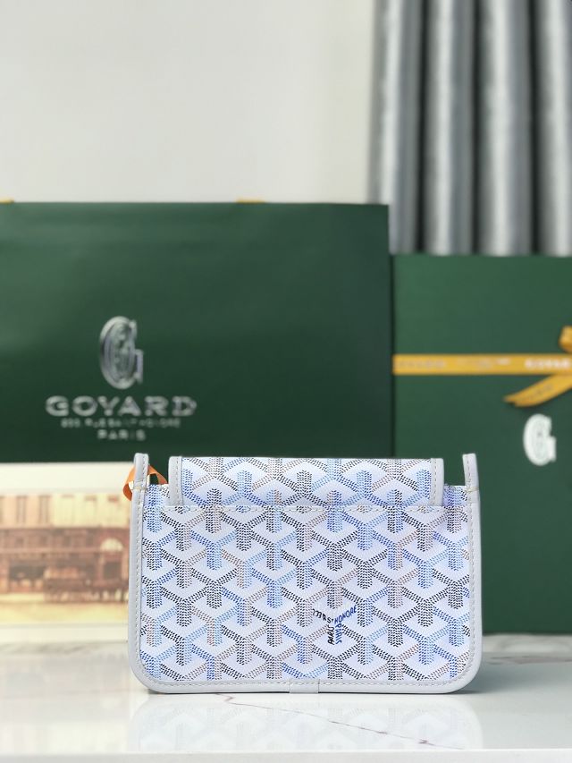 Goyard original canvas plumet pouch GY0010 polar blue