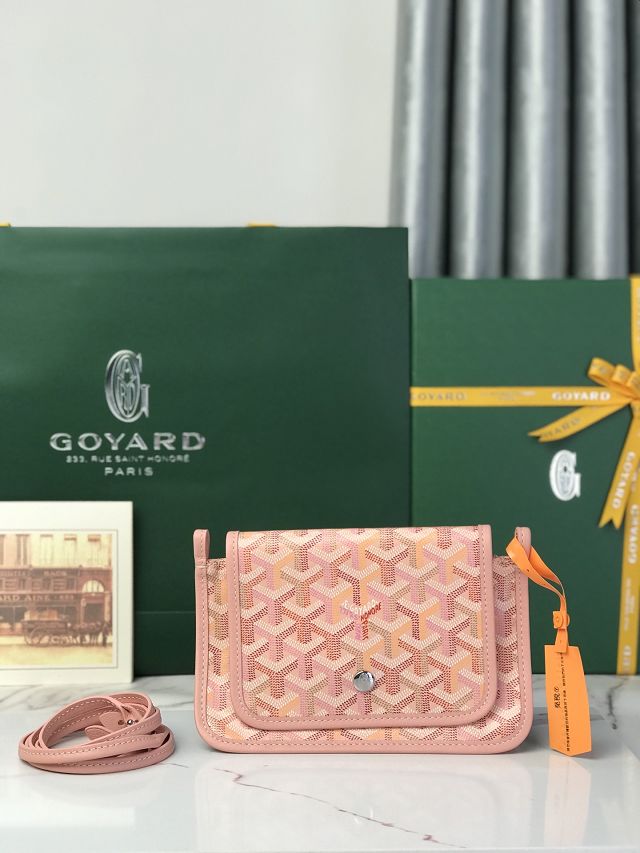 Goyard original canvas plumet pouch GY0010 powder pink