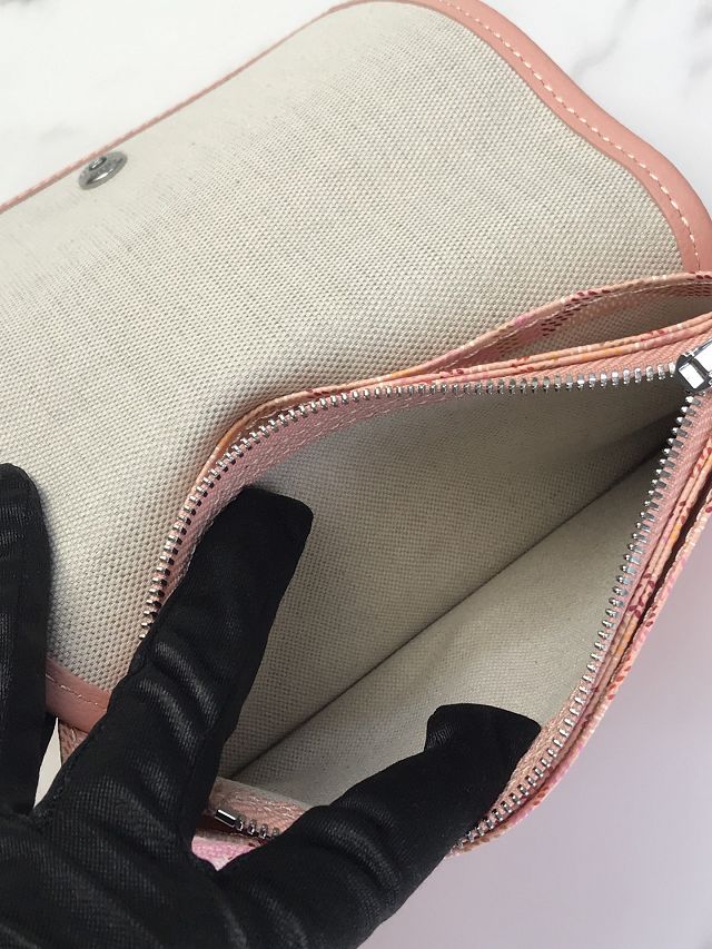 Goyard original canvas plumet pouch GY0010 powder pink