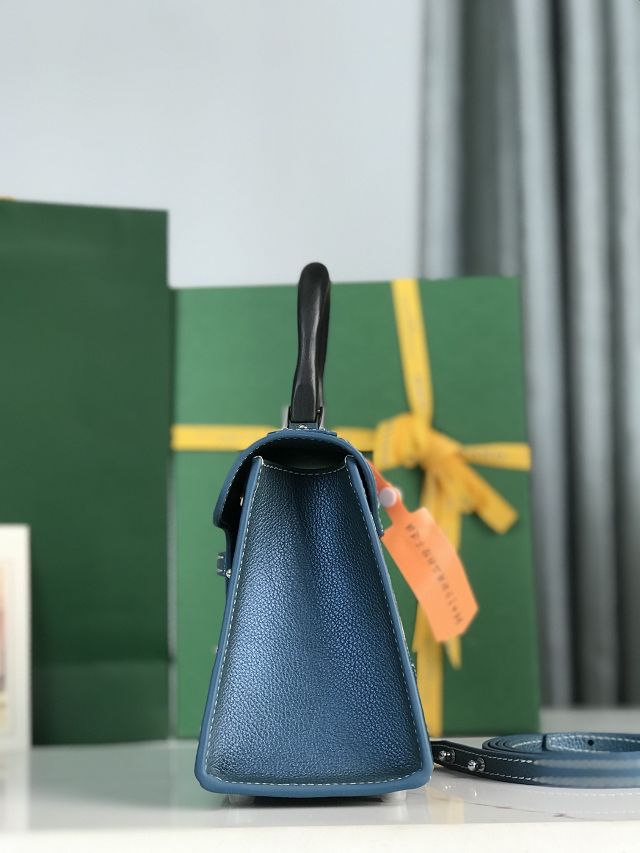 Goyard original canvas saigon structure mini bag GY0009 pearly blue