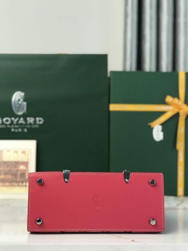 Goyard original canvas saigon structure nano bag GY0074 fuchsia