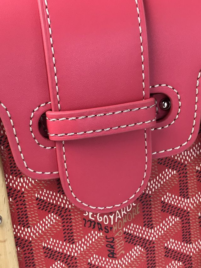 Goyard original canvas saigon structure nano bag GY0074 fuchsia