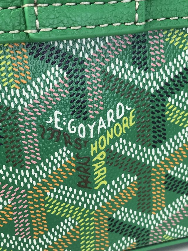 Goyard original canvas saigon structure nano bag GY0074 meadow green