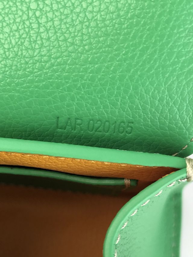 Goyard original canvas saigon structure nano bag GY0074 meadow green