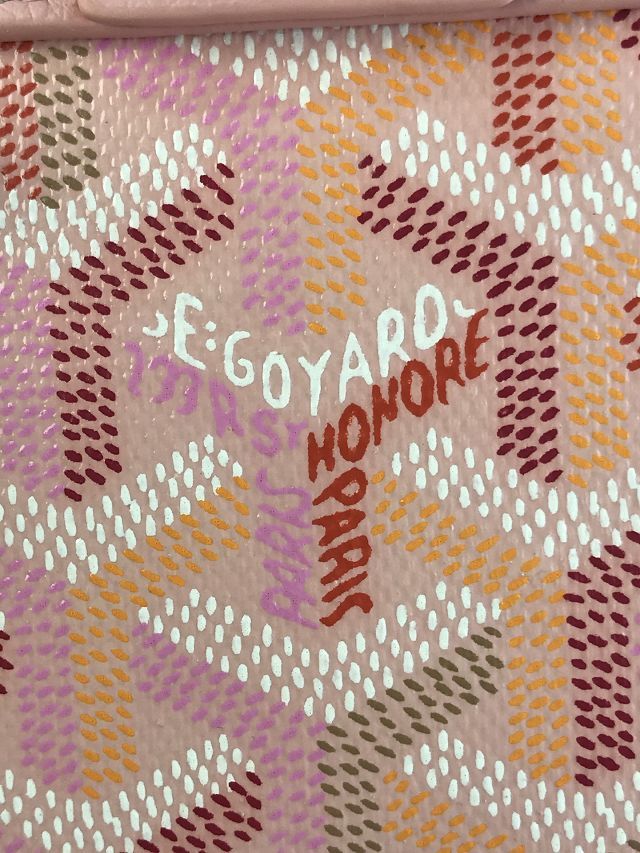 Goyard original canvas saigon structure nano bag GY0074 powder pink