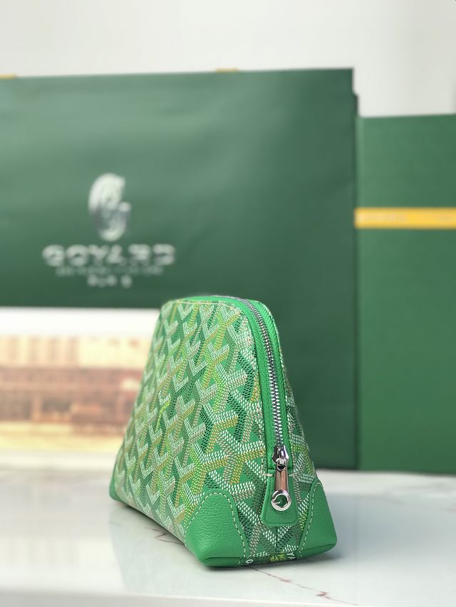 Goyard original canvas vendome cosmetic pouch GY0059 meadow green