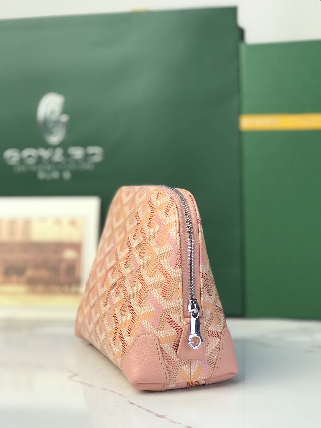 Goyard original canvas vendome cosmetic pouch GY0059 powder pink